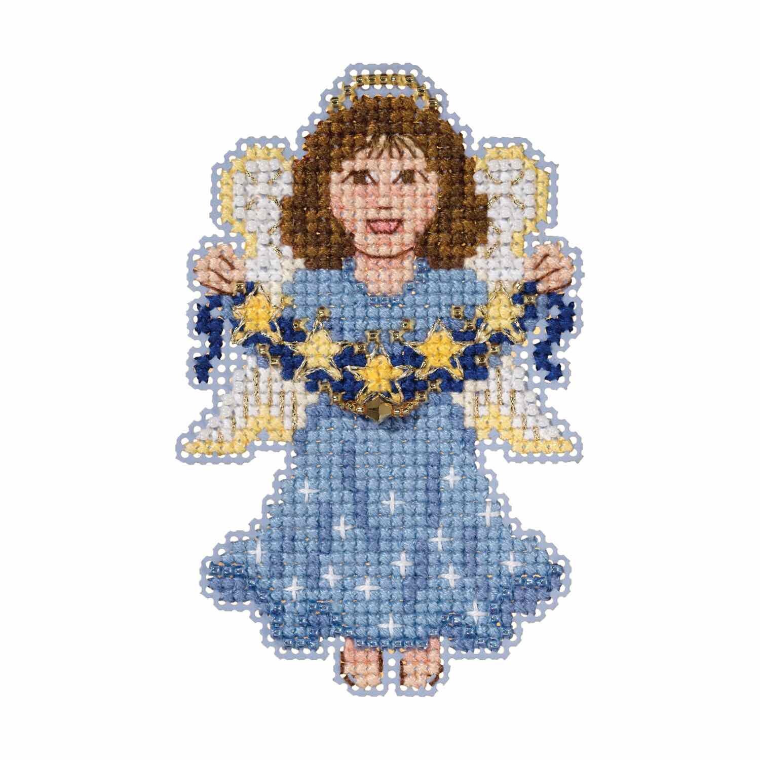 Celestial Angel Cross Stitch Ornament Kit Mill Hill 2019 Winter