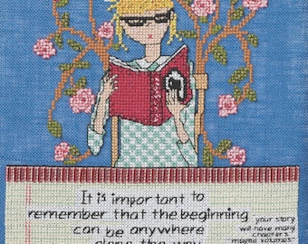 Beginning Beaded Cross Stitch Kit Curly Girl 2025 Mill Hill CG302511