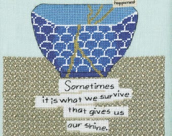 Give Us Our Shine Beaded Cross Stitch Kit Curly Girl 2025 Mill Hill CG302514