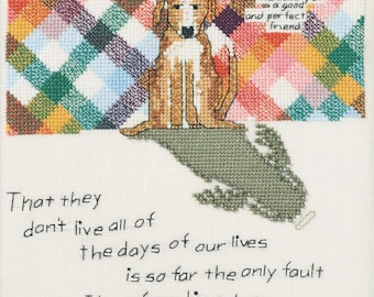 Perfect Friend Beaded Cross Stitch Kit Curly Girl 2025 Mill Hill CG302512