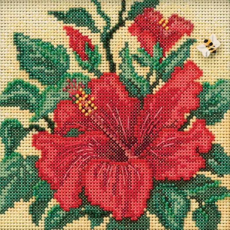 Earth Day Beaded Counted Cross Stitch Kit Mill Hill 2020 Buttons /& Beads Spring MH142015
