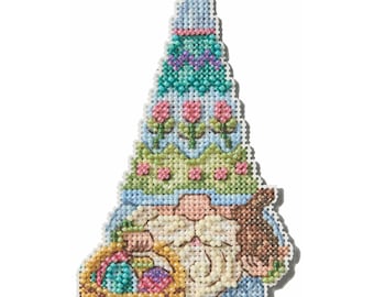 Easter Gnome Cross Stitch Kit Mill Hill 2025 Jim Shore JS202513