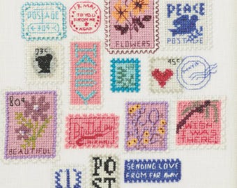 Airmail Beaded Cross Stitch Kit Curly Girl 2025 Mill Hill CG302513