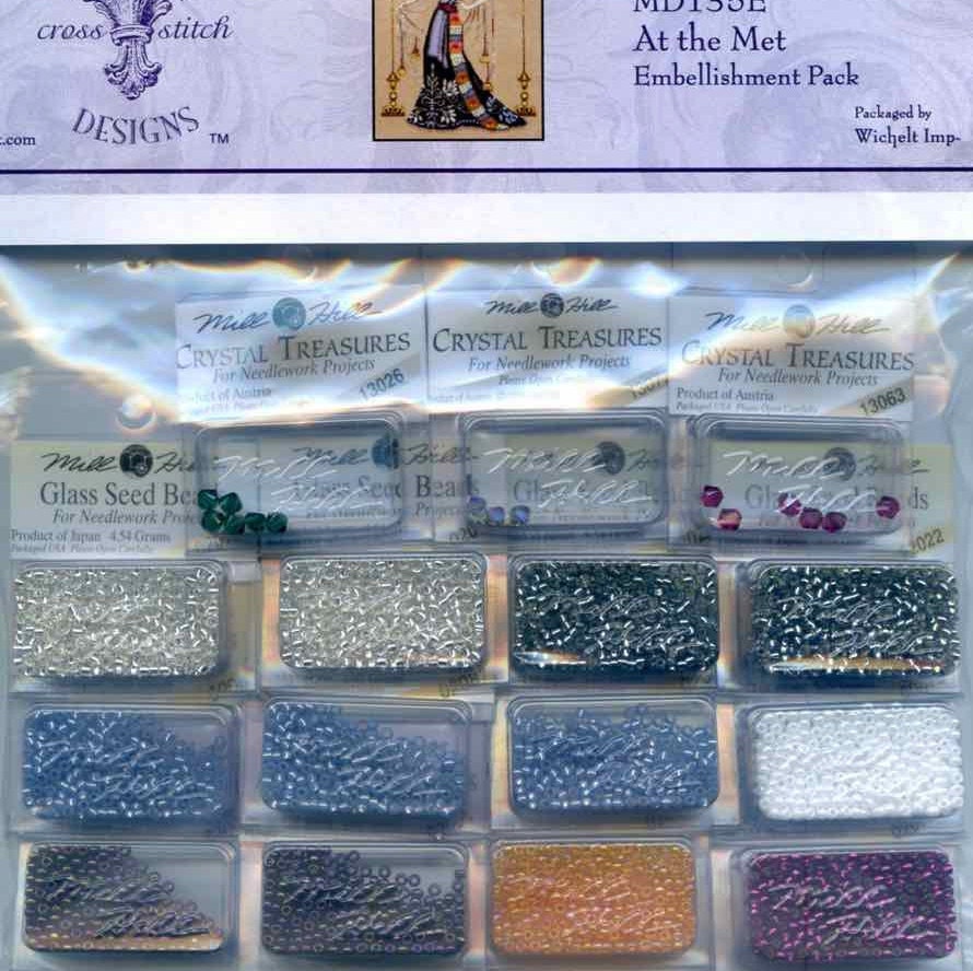 Village Physician Cross Stitch Kit Mill Hill 2023 Buttons Beads Winter MH142334