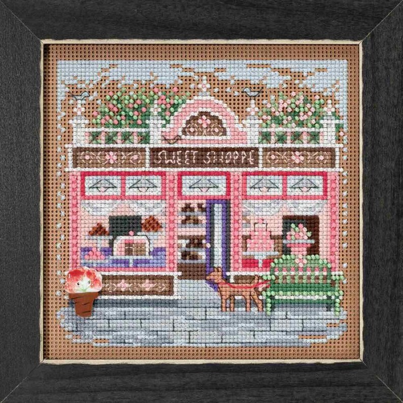 Sweet Shoppe Cross Stitch Kit Mill Hill 2018 Buttons & Beads Etsy