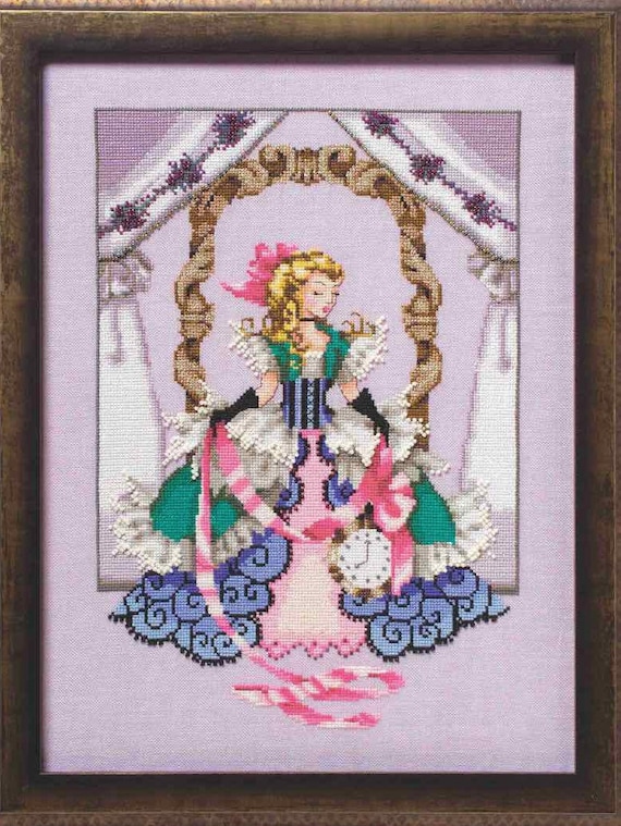 Spring Garden Party Collection CHART /& EMBELLISHMENT by Nora Corbet /"LAVENDER /"