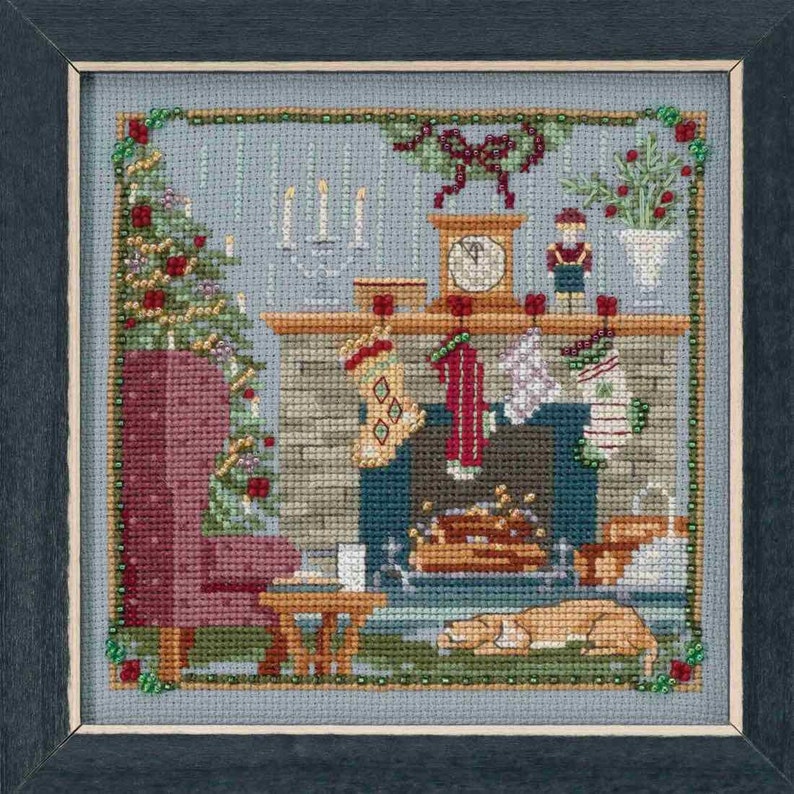 Add Love Cross Stitch Kit Mill Hill 2016 Chalkboard Quartet MH171613