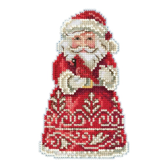 Mill Hill - Jim Shore -angel With Cardinal - Beaded Cross Stitch Kit