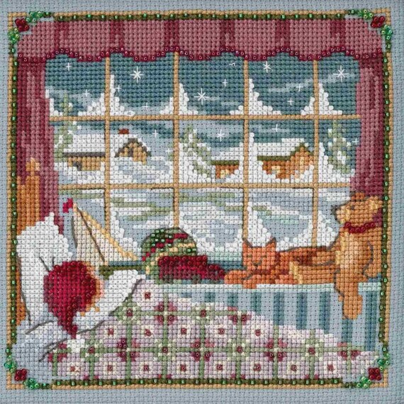 Spring Oak Cross Stitch Kit Mill Hill 2017 Mighty Oak Quartet MH171712