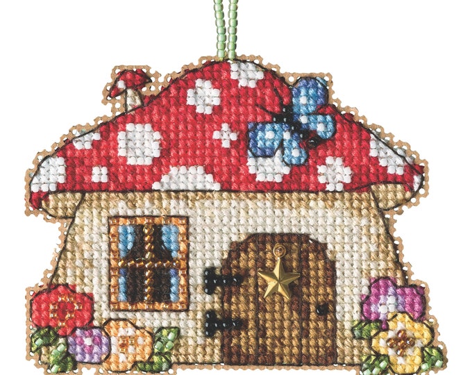 MILL HILL tree Farm Beaded Counted Cross Stitch Kitchristmas Tree