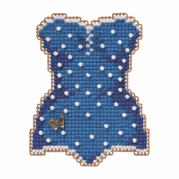 Hedgehog Beaded Counted Cross Stitch Ornament Kit Mill Hill 2019 Spring Bouquet MH181913