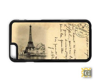 iPhone Case, iPhone 13 Case, iPhone 12 Case, iPhone 11, iPhone 10, Galaxy S20 Case, Galaxy Note Case "Vintage Eiffel Tower Postcard"