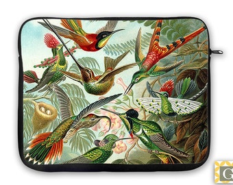 Hummingbird Bird and Butterfly Flower Blossom Floral Laptop Case 14 Inch Carrying Case with Strap Hummingbird Bird and Butterfly Flower Blossom Floral Laptop Case 14 Inch Carrying Case with Strap