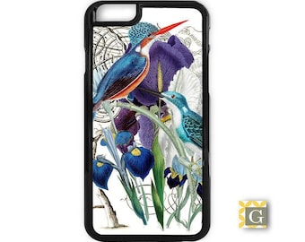 iPhone Case, iPhone 13 Case, iPhone 12 Case, iPhone 11, iPhone 10, Galaxy S20 Case, Galaxy Note Case "Birds & Irises"