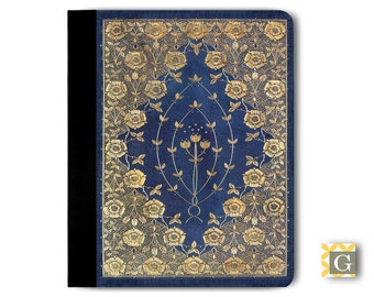 1800's Poetry Book Cover, iPad Case, iPad Pro Case, iPad Air Case, iPad Mini Case, Leather iPad Case