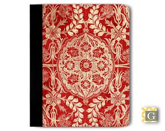 Vintage Red iPad Case, iPad Pro Case, iPad Air Case, iPad Mini Case, Leather iPad Case