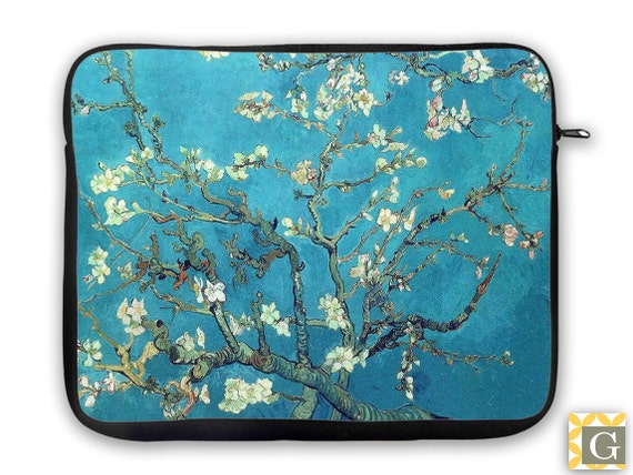 Van Gogh iPad Case, Laptop Bag, Laptop Sleeve, Laptop Case, iPad Sleeve, MacBook Case, Tablet Case  - Cherry Blossoms