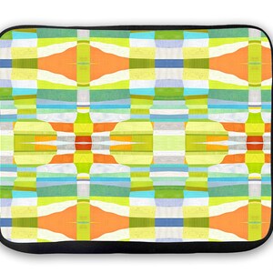 Geometric Abstract Yellow iPad Case, Laptop Bag, Laptop Sleeve, Laptop Case, iPad Sleeve, MacBook Case, Tablet Case - Sunshine Fractal