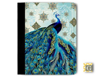 Morocco Blue Peacock iPad Case, iPad Pro Case, iPad Air Case, iPad Mini Case, Leather iPad Case