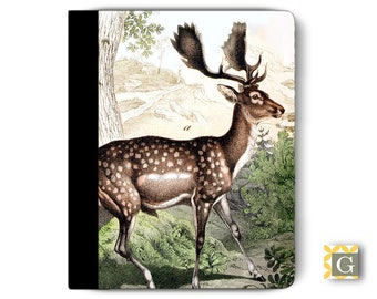 Vintage Deer iPad Case, iPad Pro Case, iPad Air Case, iPad Mini Case, Leather iPad Case