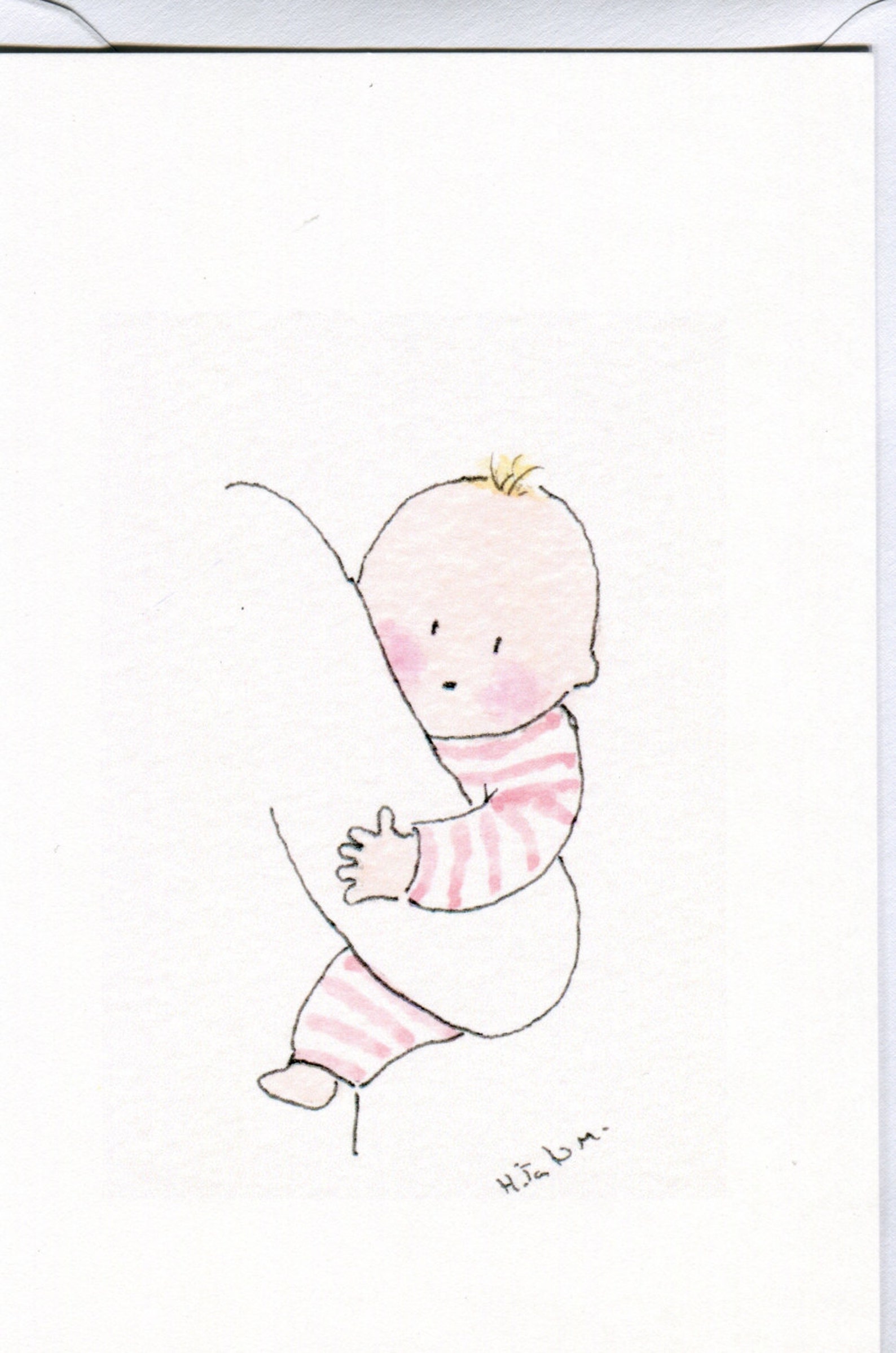 newborn-baby-girl-card-baby-girl-card-handmade-and-printed-etsy