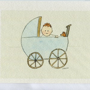 Carte pour nouveau-né garçon - carte de bébé garçon - cartes faites main cartes de naissance garçon cartes de bébé garçon cartes de landau de bébé cartes de douche de bébé garçon nouveau bébé
