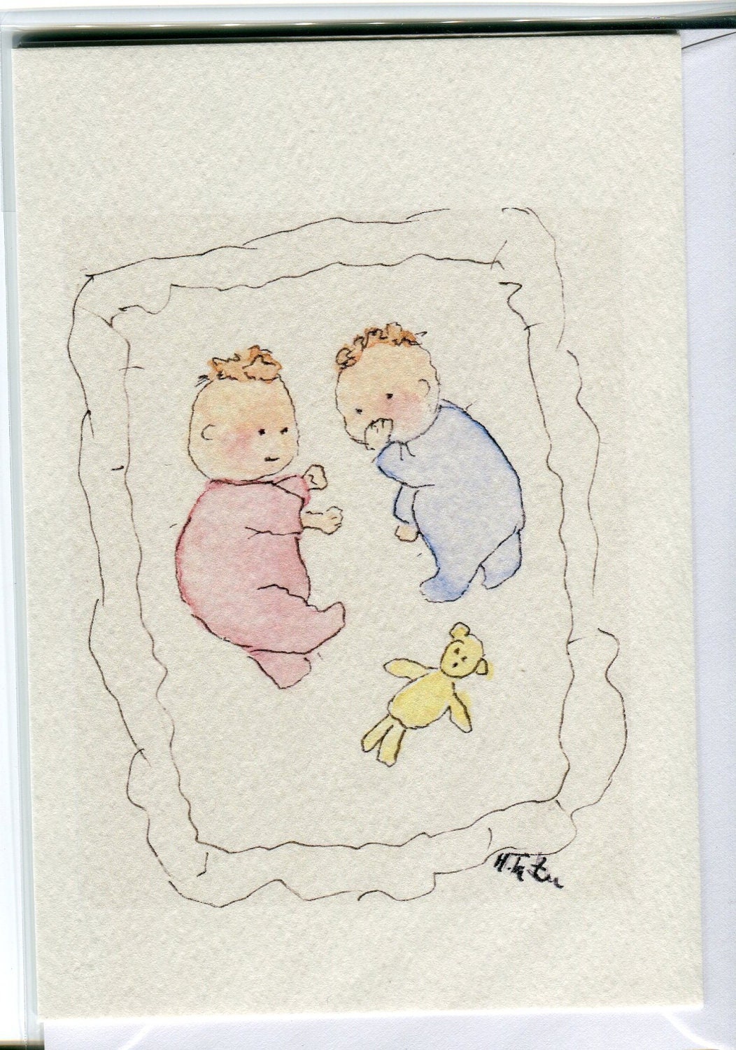 Twin Cards Girl And Boy Twin Card For Newborn Fraternal Etsy Twin Cards Girl And Boy Twin Card For Newborn Fraternal Etsy