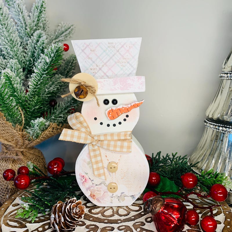 Snowman Button Sort Button Snowman - Etsy
