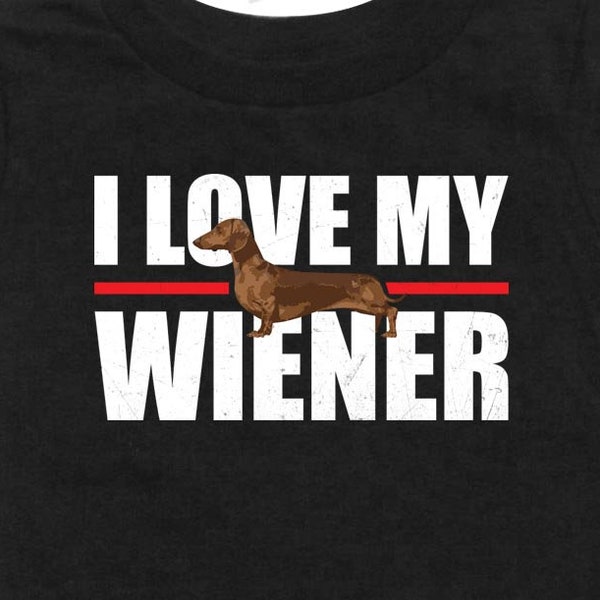 I Love My Weiner Shirt Etsy