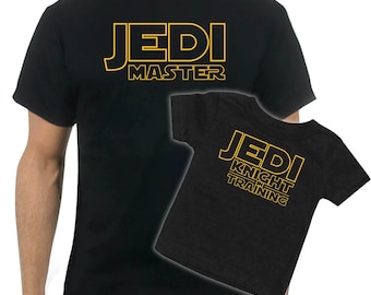 Matching Jedi Master Father/Son t-shirt