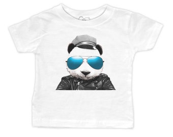 Camiseta Wild Panda (bebé, niño pequeño, tamaños de jóvenes o adultos)