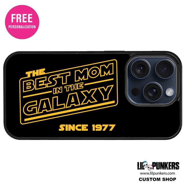 Best Mom in the Galaxy Personalized Protective Cell iPhone 16
