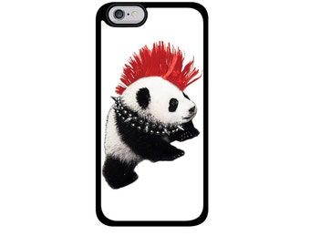 Punk Rock Panda Protective Cell Phone Case - iPhone & Galaxy