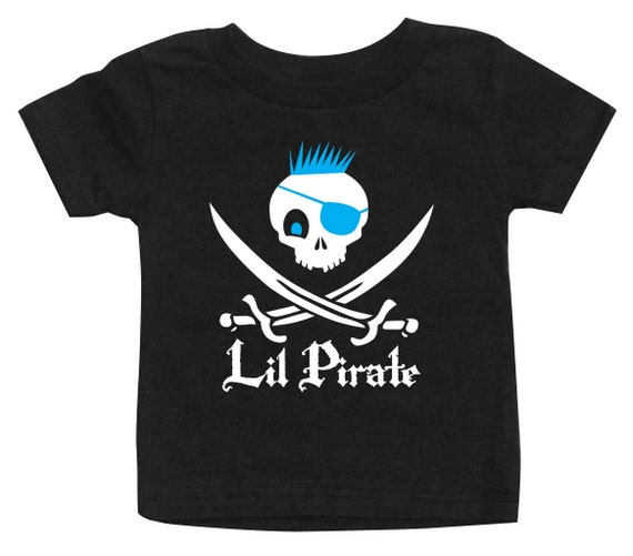 Pirate Boy T Shirt Jolly Roger Skull & Crossbones Flag Tees Pirate Boy T Shirt Jolly Roger Skull & Crossbones Flag Tees