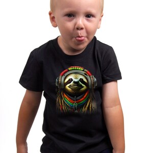 Sloth toddler Shirt Funny Sloth T-Shirt Rasta Sloth Hoodie Sweatshirt Dreadlocks Rasta Sloth Bodysuit Sloth Fleece Sweater