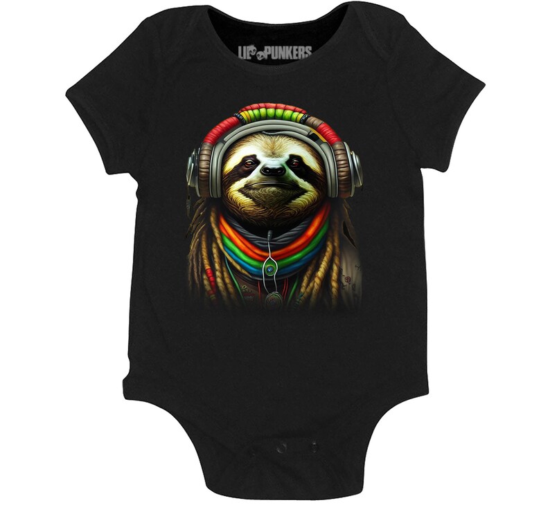 Sloth Bodysuit Funny Sloth T-Shirt Rasta Sloth Hoodie Sweatshirt Dreadlocks Rasta Sloth Bodysuit Sloth Fleece Sweater