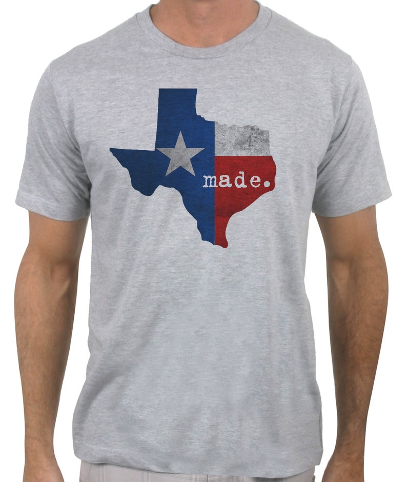 Texas made Distressed Texas Flag Men's | Etsy
