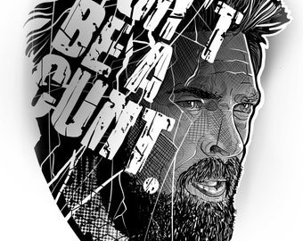 Billy butcher A5 art print