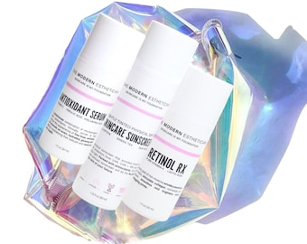 The Skincare Foundation Kit from The Modern Esthetician Skin care set, skincare routine Antioxidants, Sunscreen, Retinol skin care set