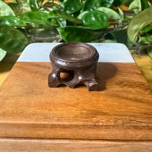 Wooden Sphere Stand