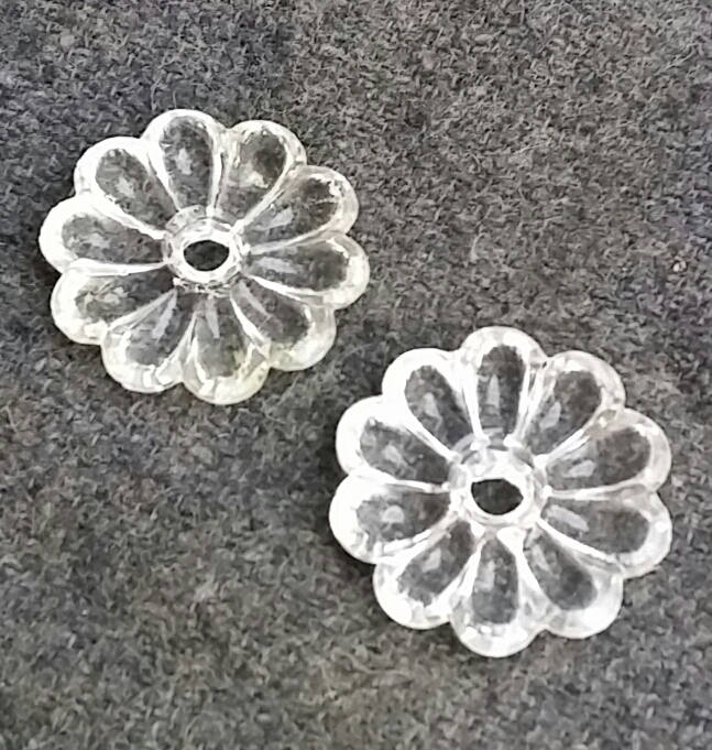 Vintage Glass Flower Chandelier Parts Lamp Parts