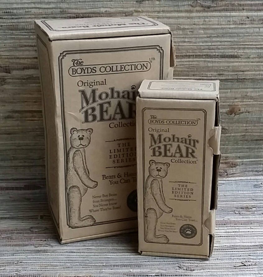 Madison L. Bearington Boyds Original Mohair Bear Collection Jointed Teddy Bear in Original Box