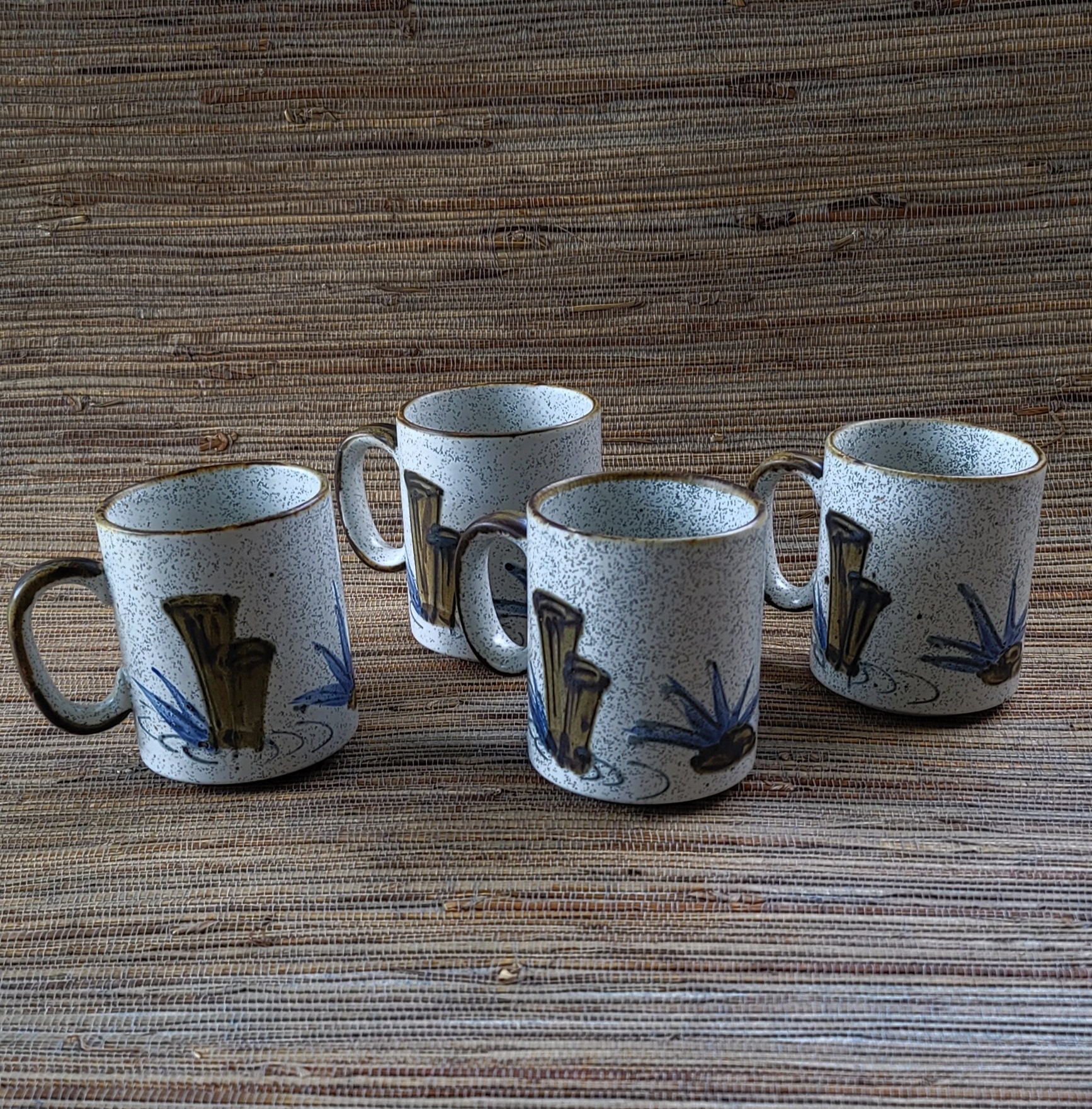 Fairy Frog Earthenware Mug, Set of 4