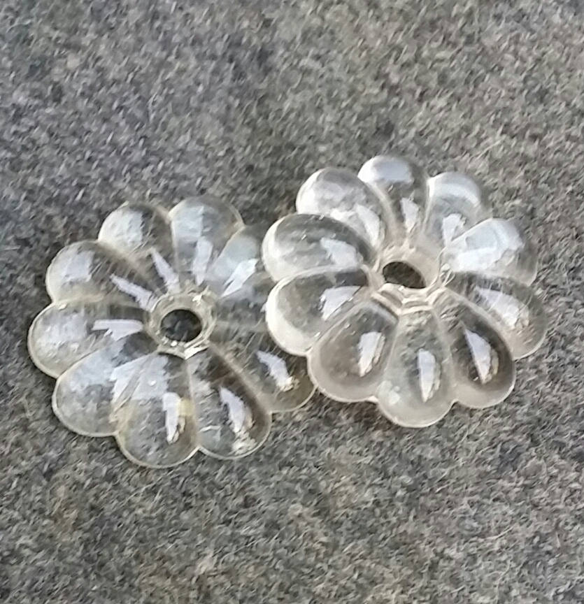 Vintage Glass Flower Chandelier Parts Lamp Parts