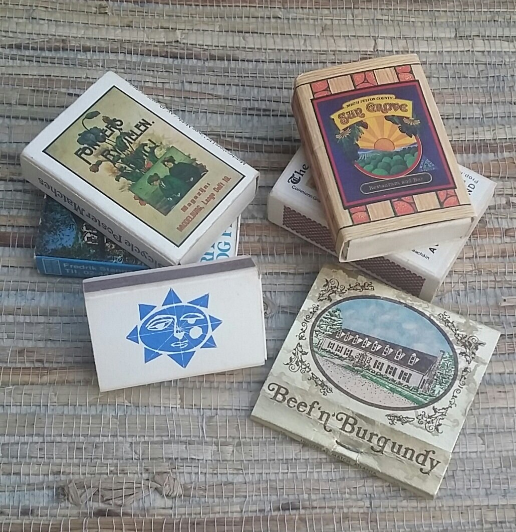 Vintage Match Boxes 1960s? Avoca Ireland, The Ritz in Oslo, Hotell