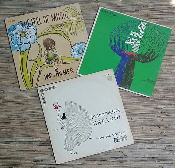 1970s Record Albums, The Rite of Spring, The feel of Music, Percussion Espanol