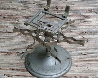 Vintage Ink Stamper Holder Spinning Stamp Rack Desk/Store Accessories Vintage Industrial Studio Office