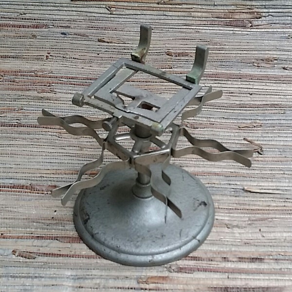 Vintage Ink Stamper Holder Spinning Stamp Rack Desk/Store Accessories Vintage Industrial Studio Office