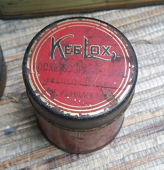 KEE LOX Tin For Typewriter Ribbon Kee Lox Mfg. Co. Rochester, NY