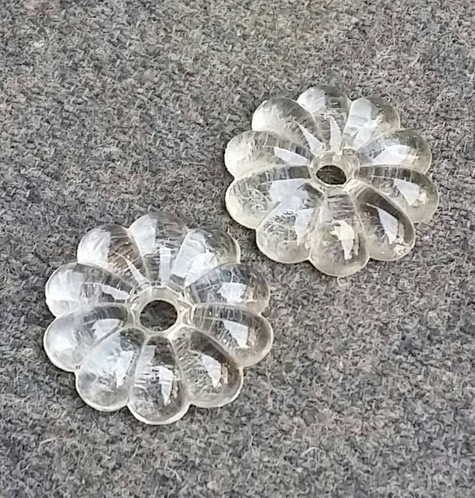 Vintage Glass Flower Chandelier Parts Lamp Parts